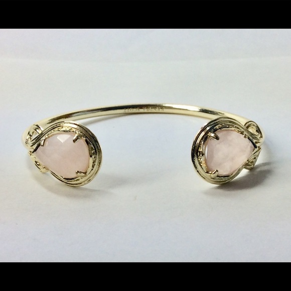 Kendra Scott Jewelry - KENDRA SCOTT  ‘Andy’ Gold And Pink Cuff Bracelet